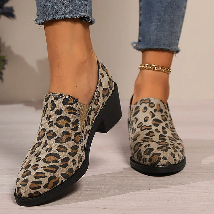 Angelique™ | loafers met luipaardprint