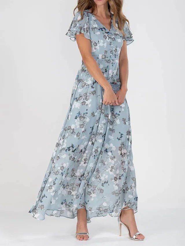 ZURI | ELEGANTE SOEPELVALLENDE JURK MET AFSLANKEND EFFECT
