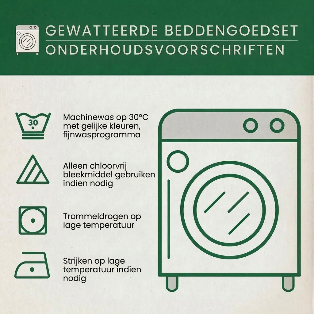 Matrasdekbedset van 3 delen - Gouden Harmonie