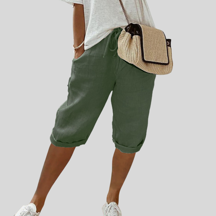 Elegante soepelvallende comfortshort
