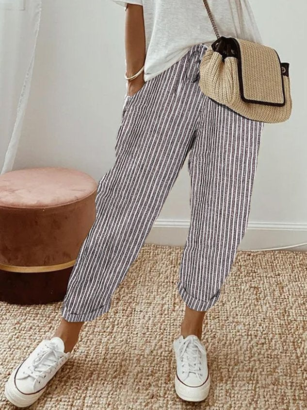 Elegante soepelvallende comfortbroek