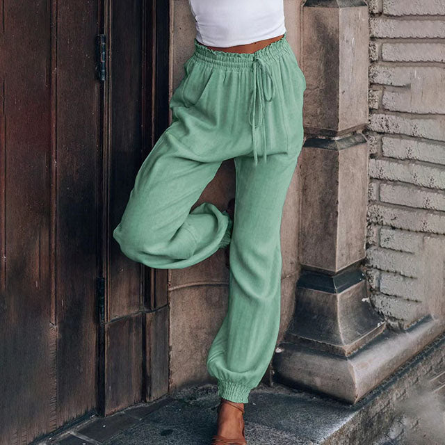 Kaeli – Elegante broek met koord