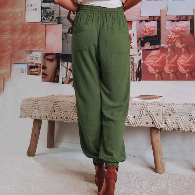 Kaeli – Elegante broek met koord