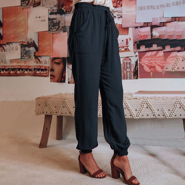 Kaeli – Elegante broek met koord