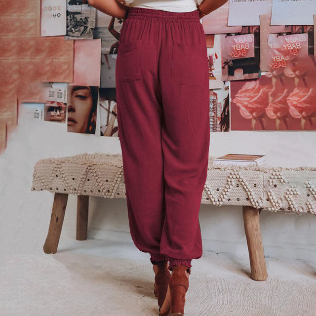 Kaeli – Elegante broek met koord