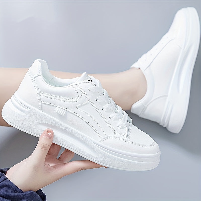 Chique witte sneakers met licht comfort