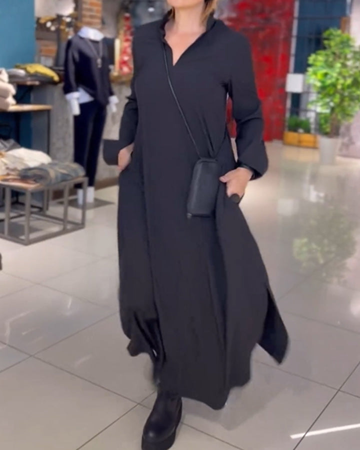 Sylvie - Wijde lange jurk