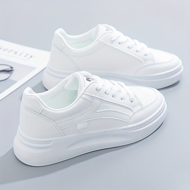 Chique witte sneakers met licht comfort