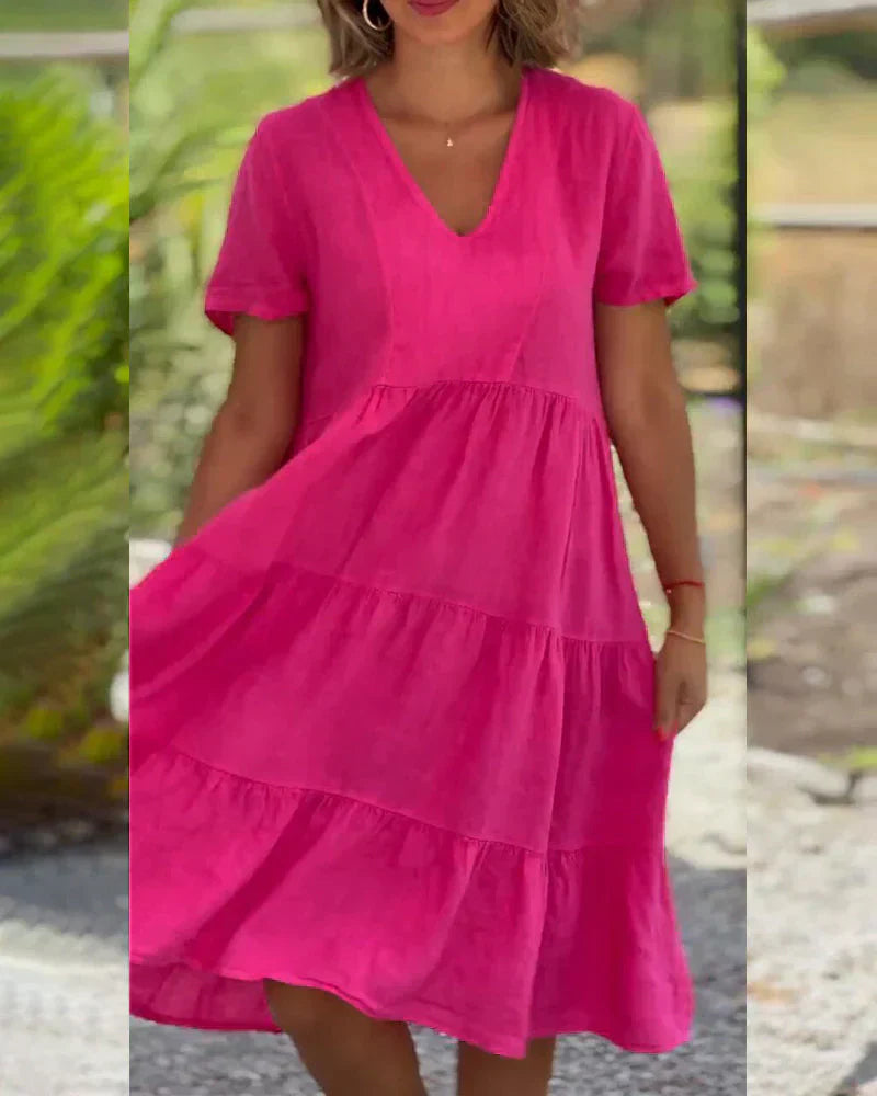 Bexley - Casual zomerjurk met V-hals
