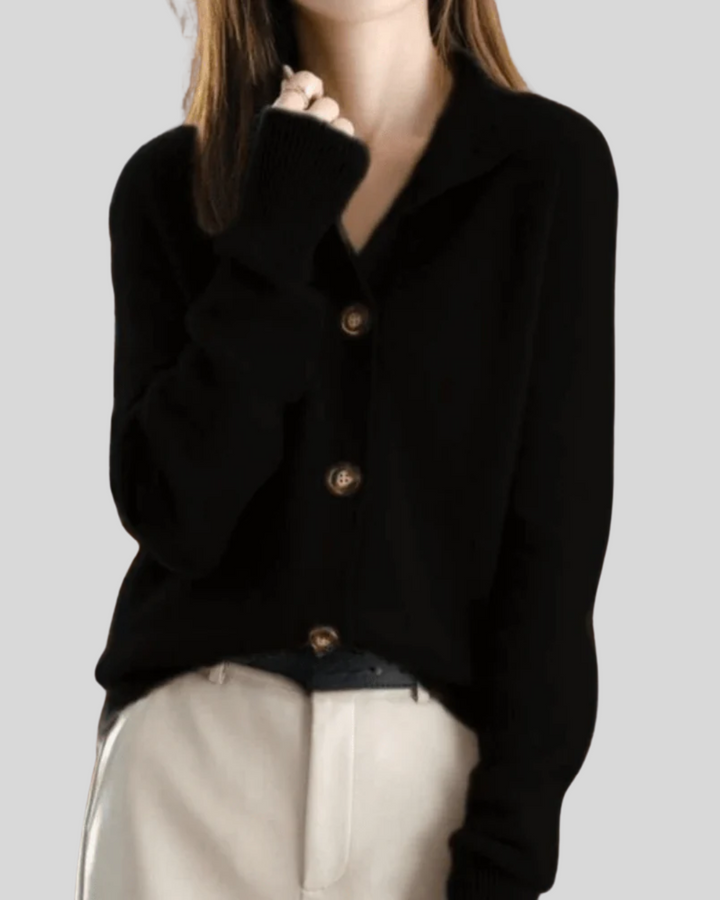 Claire | Kasjmier vest in retrostijl