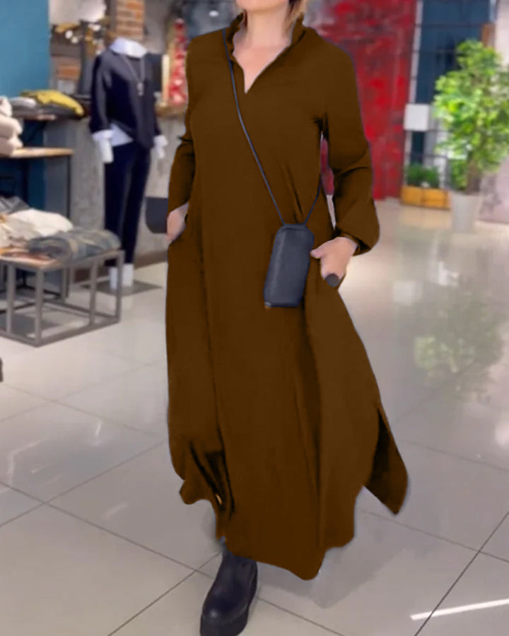 Sylvie - Wijde lange jurk