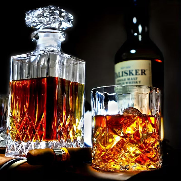 Whisky Glazen en Karaf Set