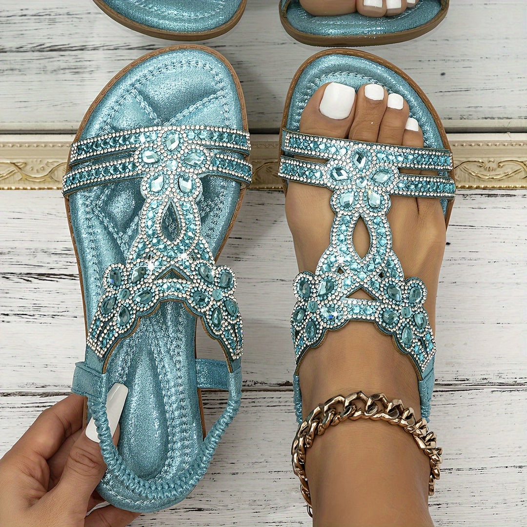 Lucie | Orthopedische sandalen met kristallen