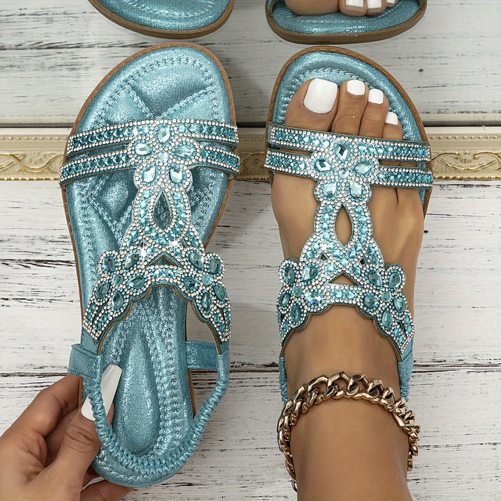 Lucie | Orthopedische sandalen met kristallen