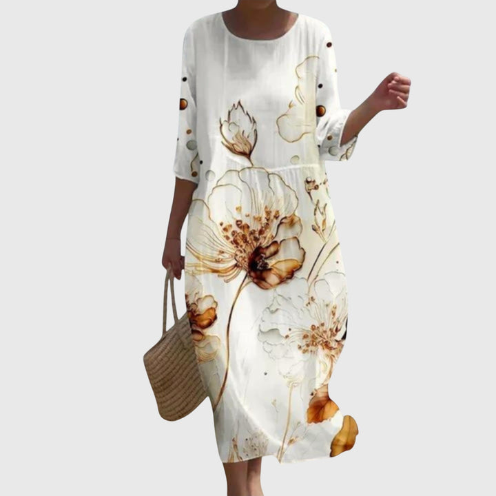 Hayley™ | Elegante maxi-jurk met bloemenprint