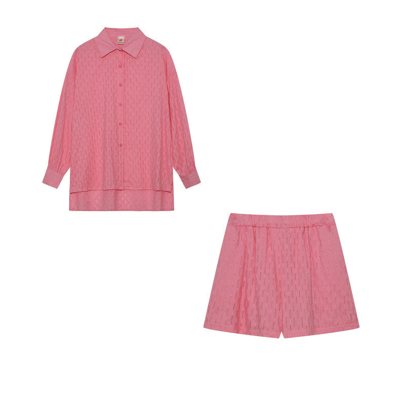 Elizabeth - Lichte set met blouse en short