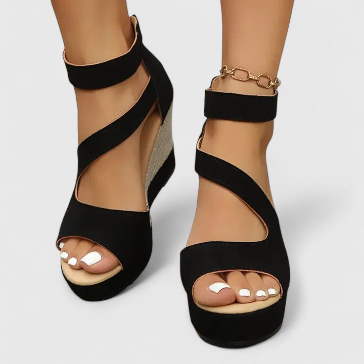 Aviana - Orthopedische sandalen met sleehak