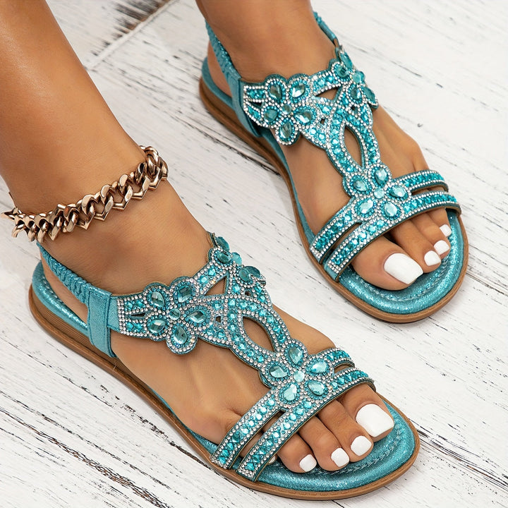 Lucie | Orthopedische sandalen met kristallen