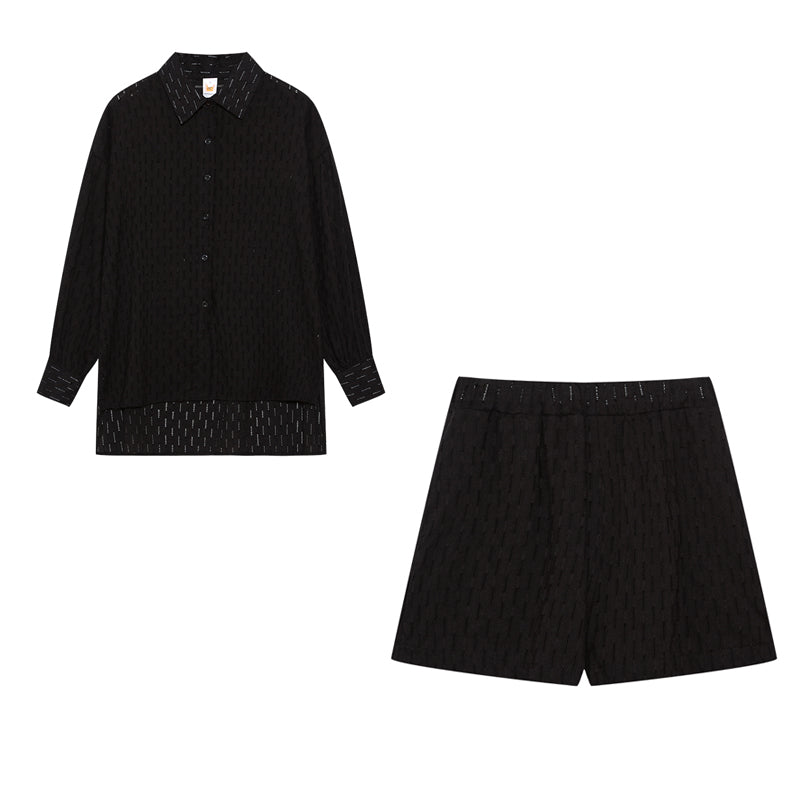 Elizabeth - Lichte set met blouse en short