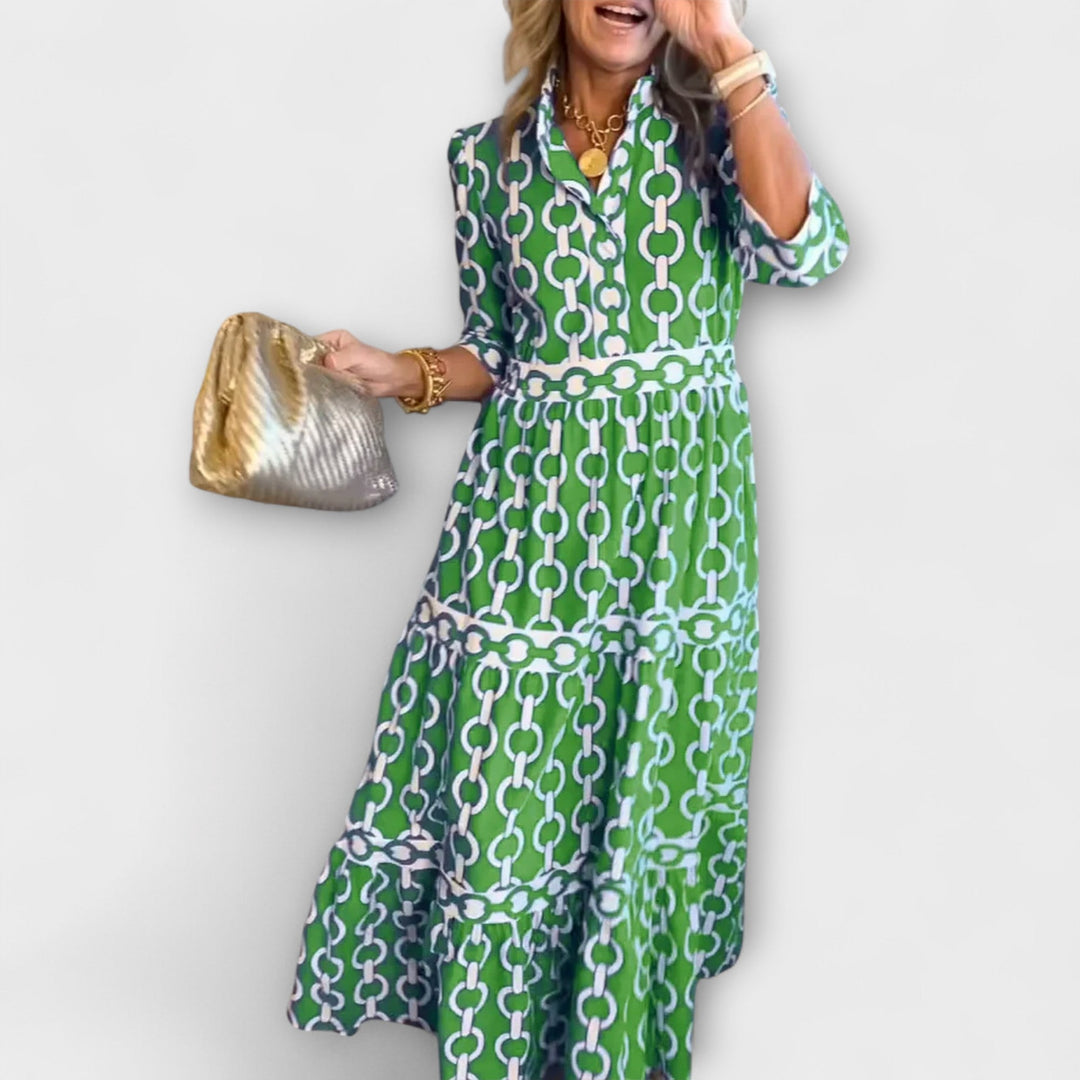 JULIANA | MIDI-JURK MET KETTINGMOTIEF