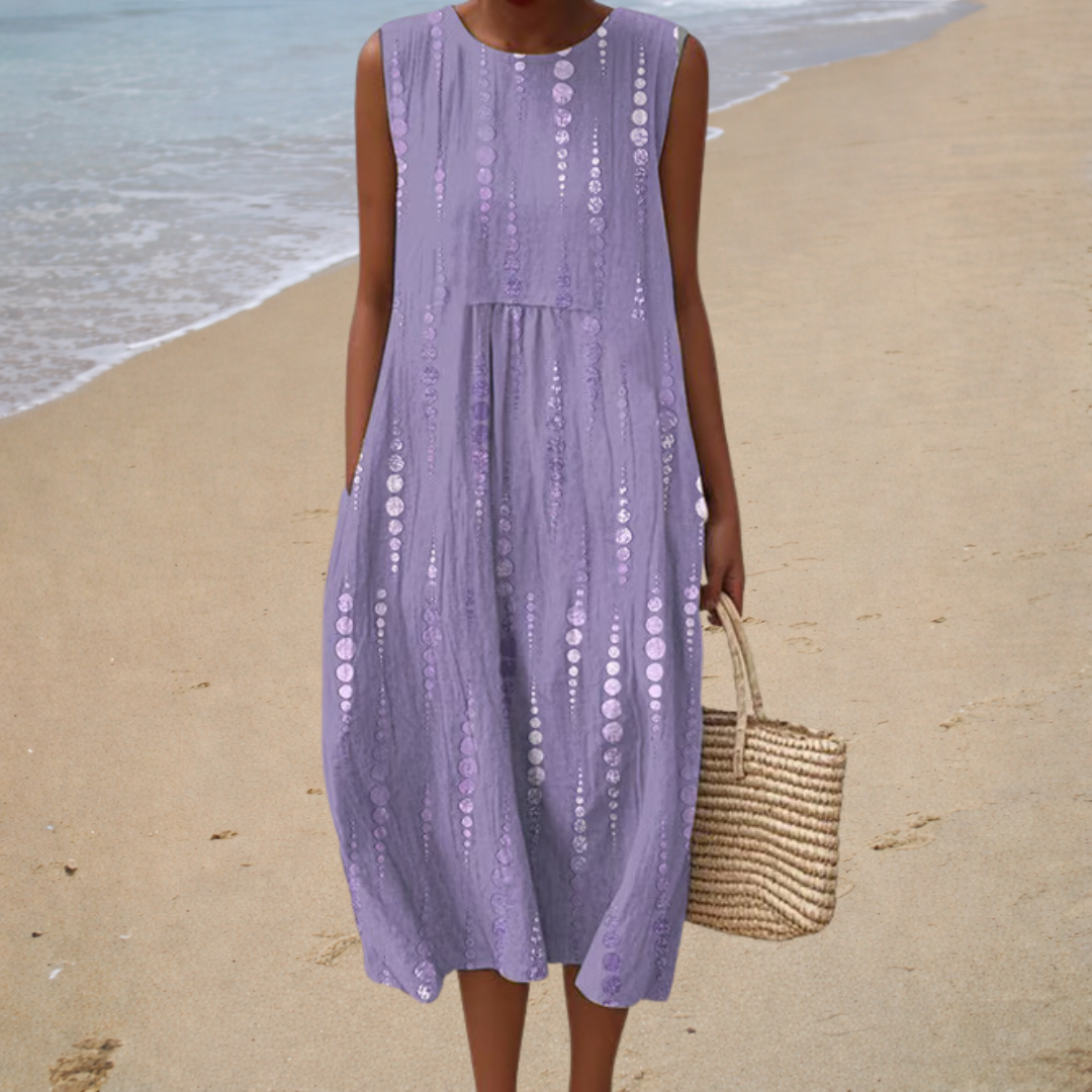 Comfortabele mouwloze zomerjurk