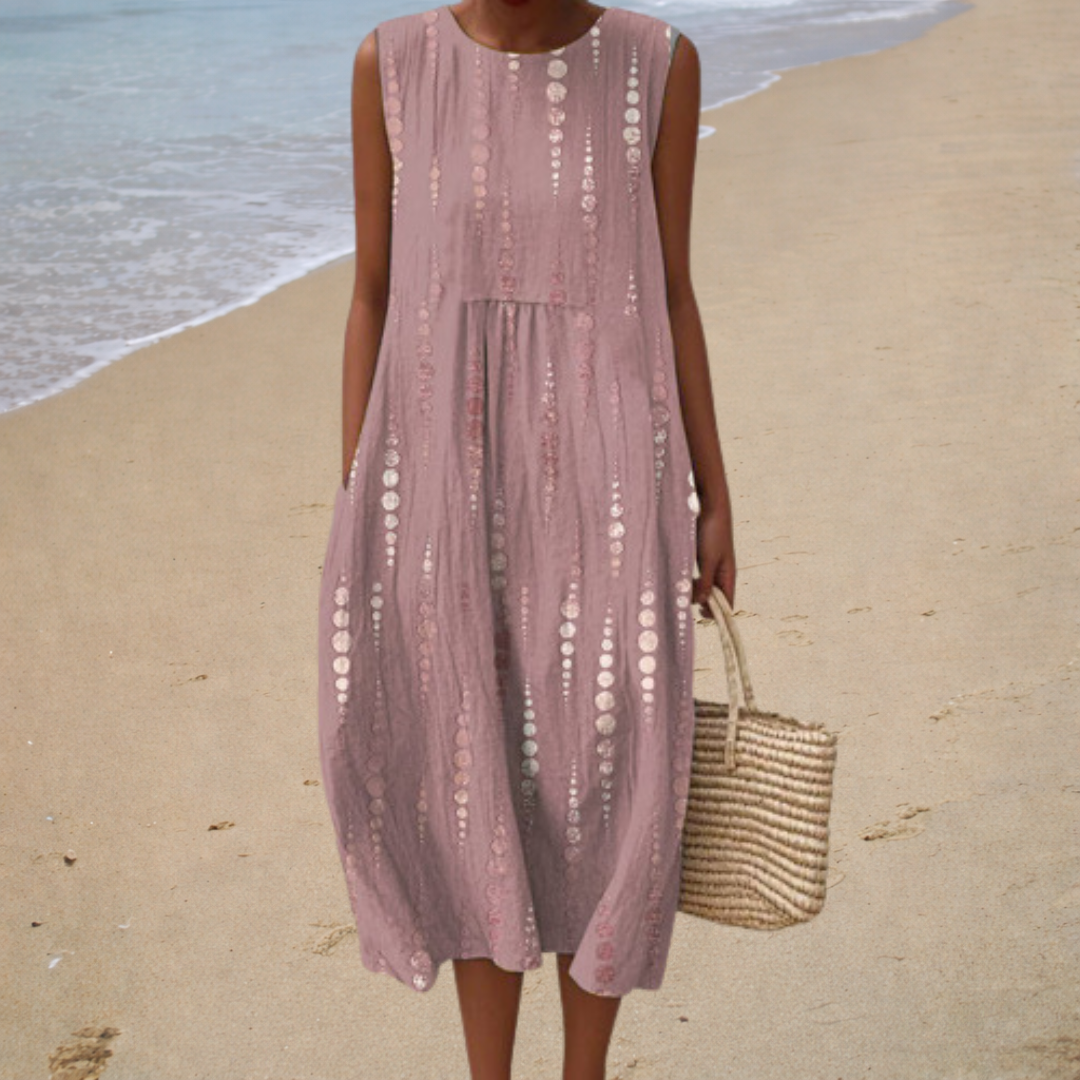 Comfortabele mouwloze zomerjurk
