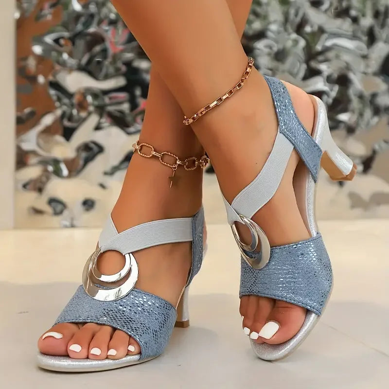 Britt | Orthopedische sandalen met hoge hak