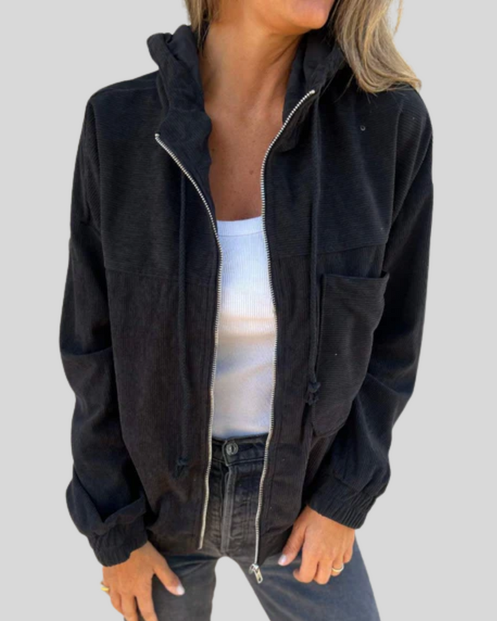 Mabel | Zacht vest met rits
