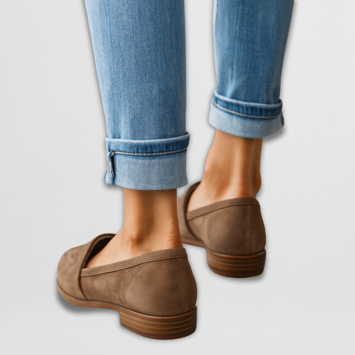 Nadia™ | Suède loafers