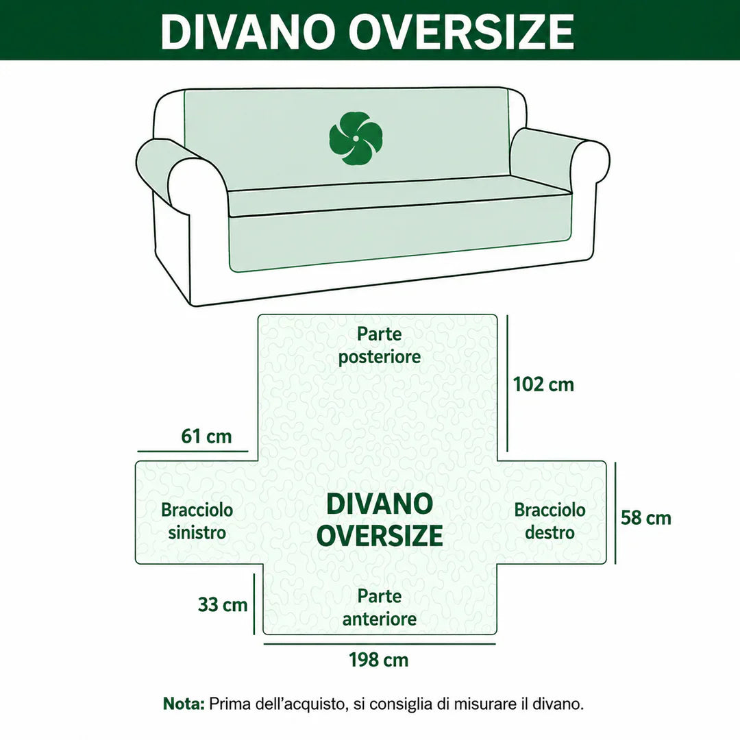 Vera - Gewatteerde bankhoes Patroon Winters
