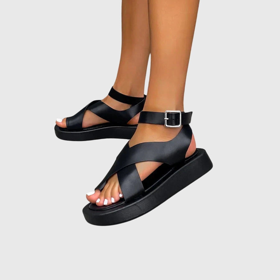 Bria - Sandalen met dik plateau