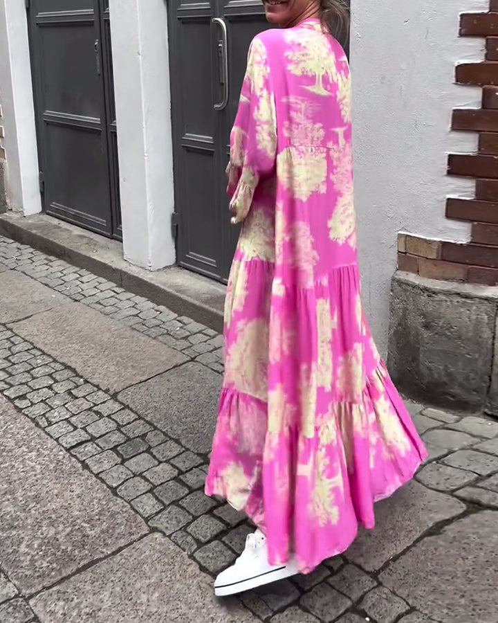 Ophelia - Soepelvallende lange jurk