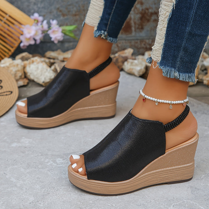 Carole | Orthopedische sandalen met sleehak