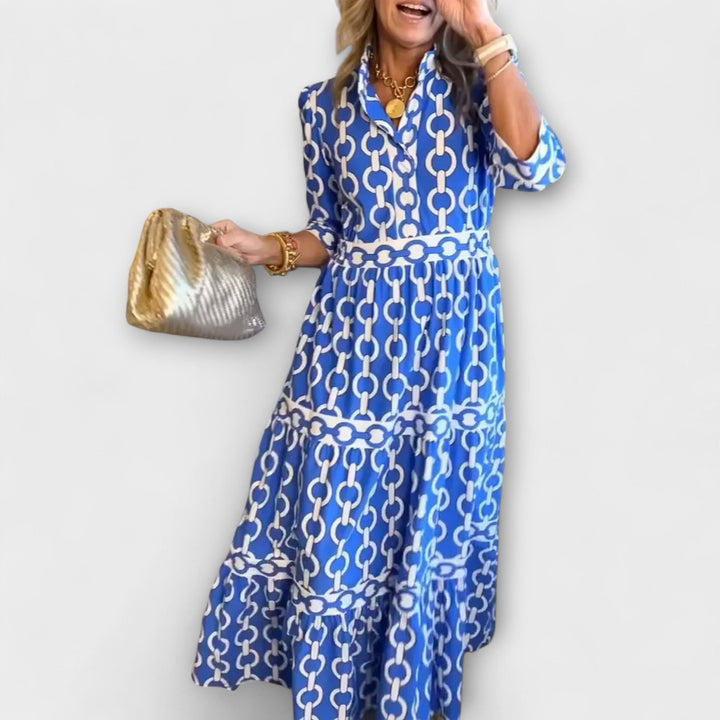 JULIANA | MIDI-JURK MET KETTINGMOTIEF
