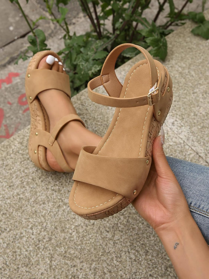Merel | Elegante sandalen met sleehak