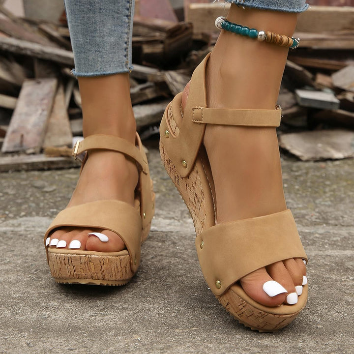 Merel | Elegante sandalen met sleehak