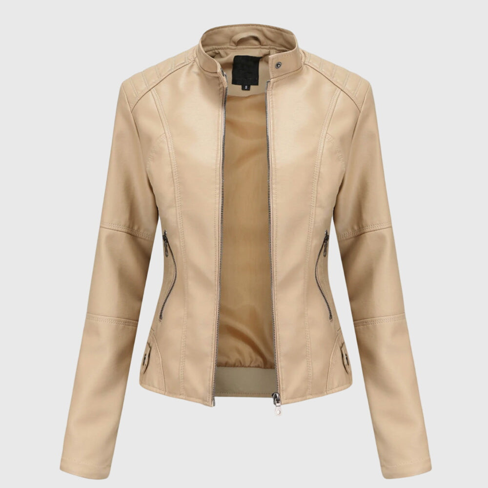 Giorgina™ - Elegante leren damesjas