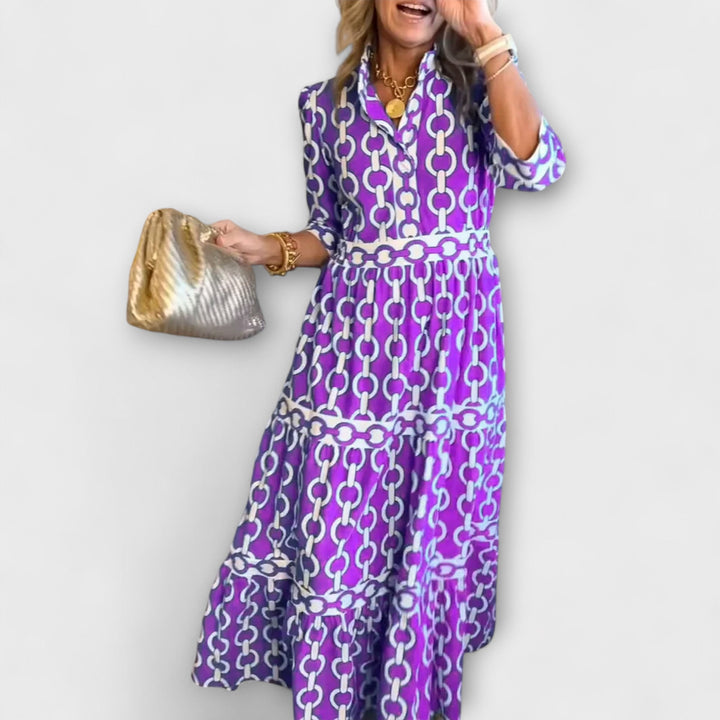 JULIANA | MIDI-JURK MET KETTINGMOTIEF