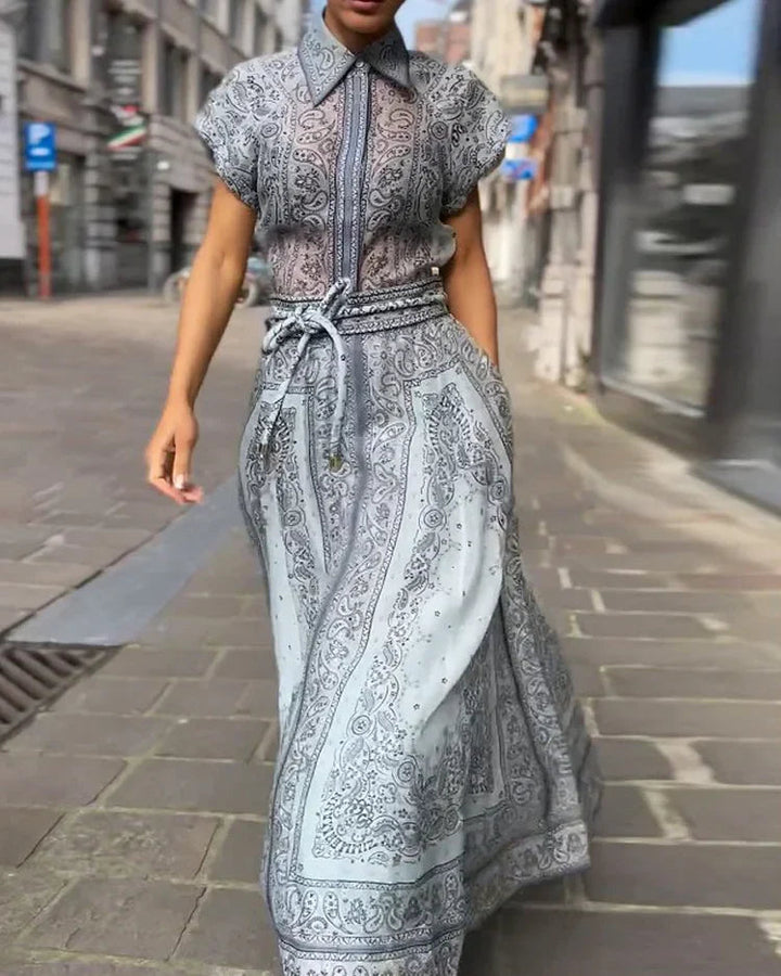 Adele - Tweedelige set met boho print