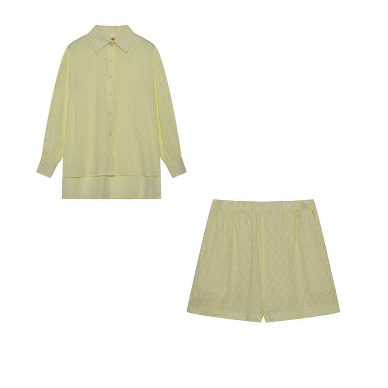 Elizabeth - Lichte set met blouse en short