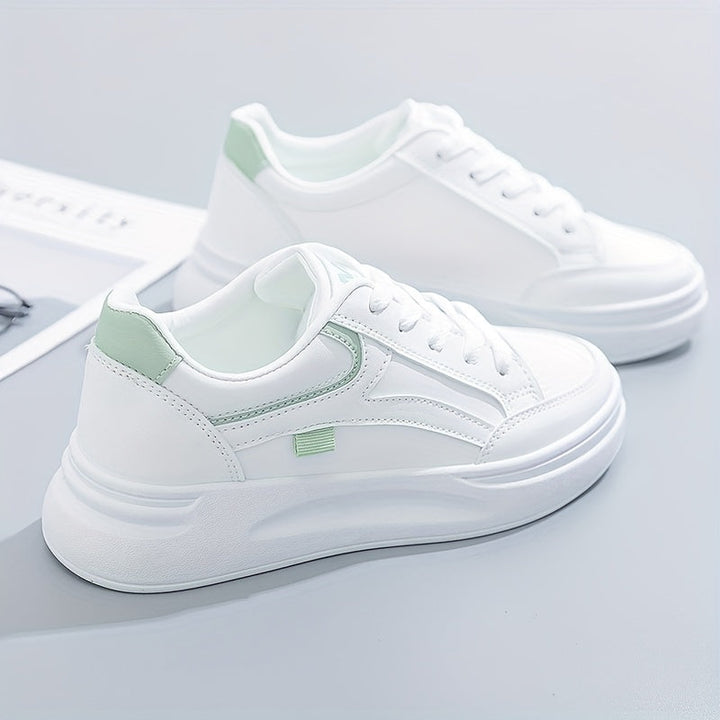 Chique witte sneakers met licht comfort