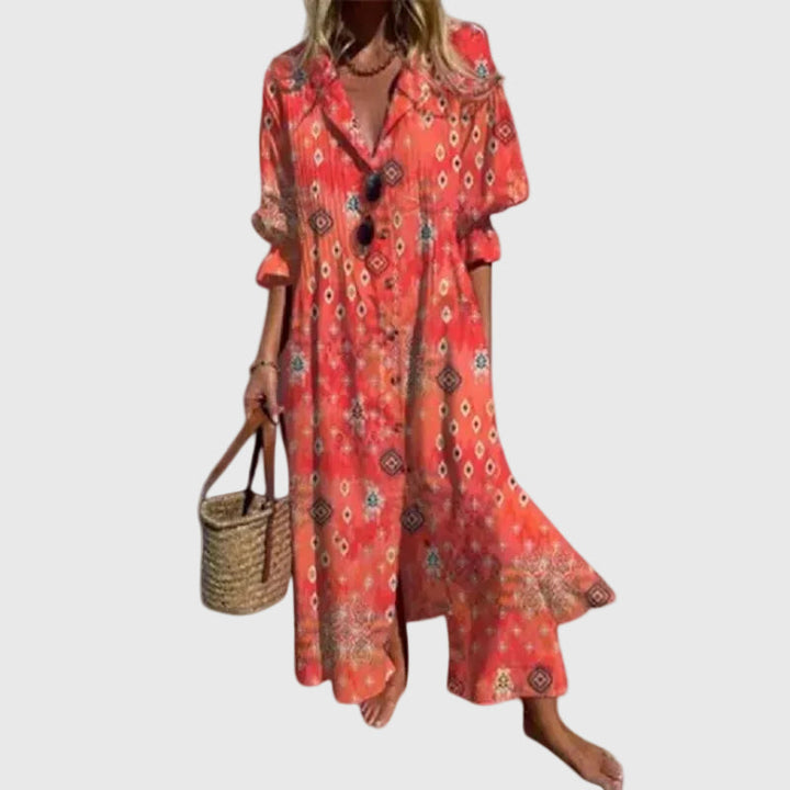 Zariah | Elegante bohemian maxi-jurk