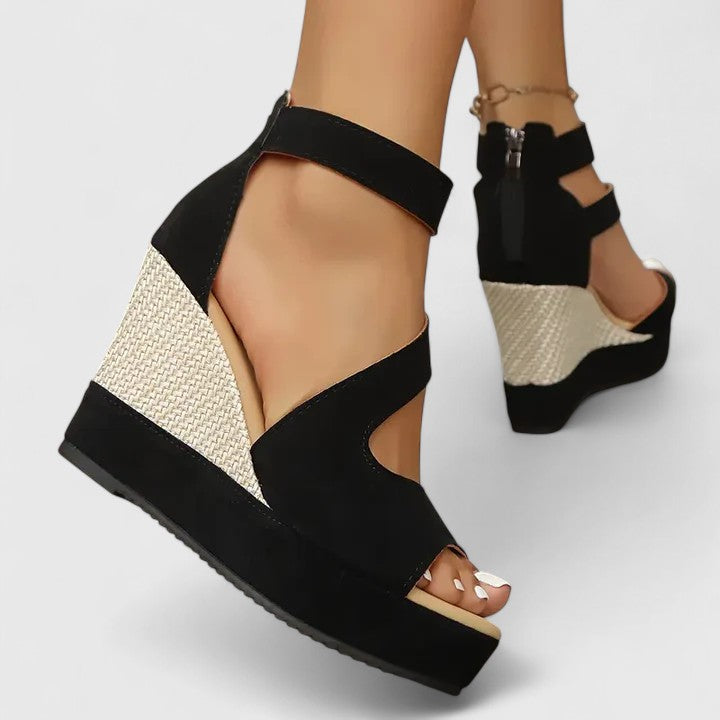 Aviana - Orthopedische sandalen met sleehak