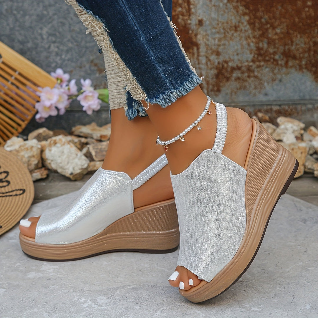 Carole | Orthopedische sandalen met sleehak