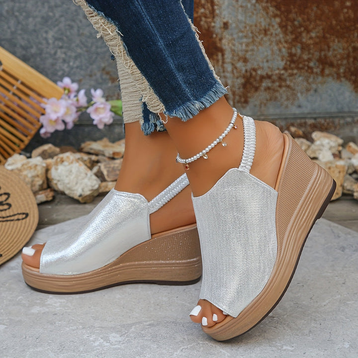 Carole | Orthopedische sandalen met sleehak