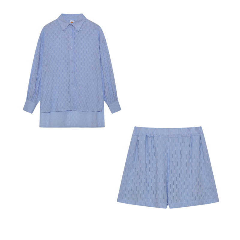 Elizabeth - Lichte set met blouse en short