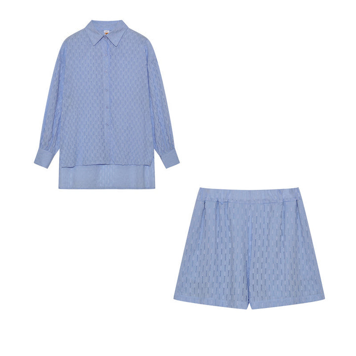 Elizabeth - Lichte set met blouse en short
