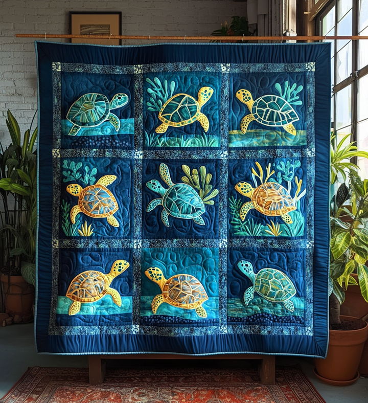 Marieke - Textiele wandkunst Dromerig Aquatisch