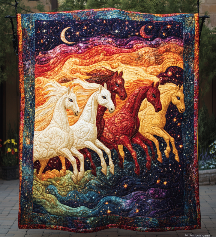 Eline - Textiele wandkunst Aurora