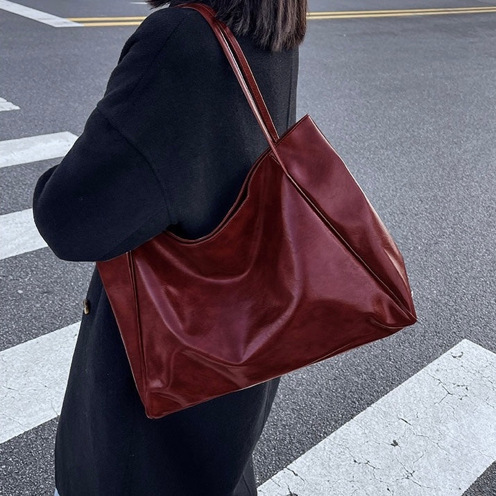 Patricia™ | Glinsterende leren tas